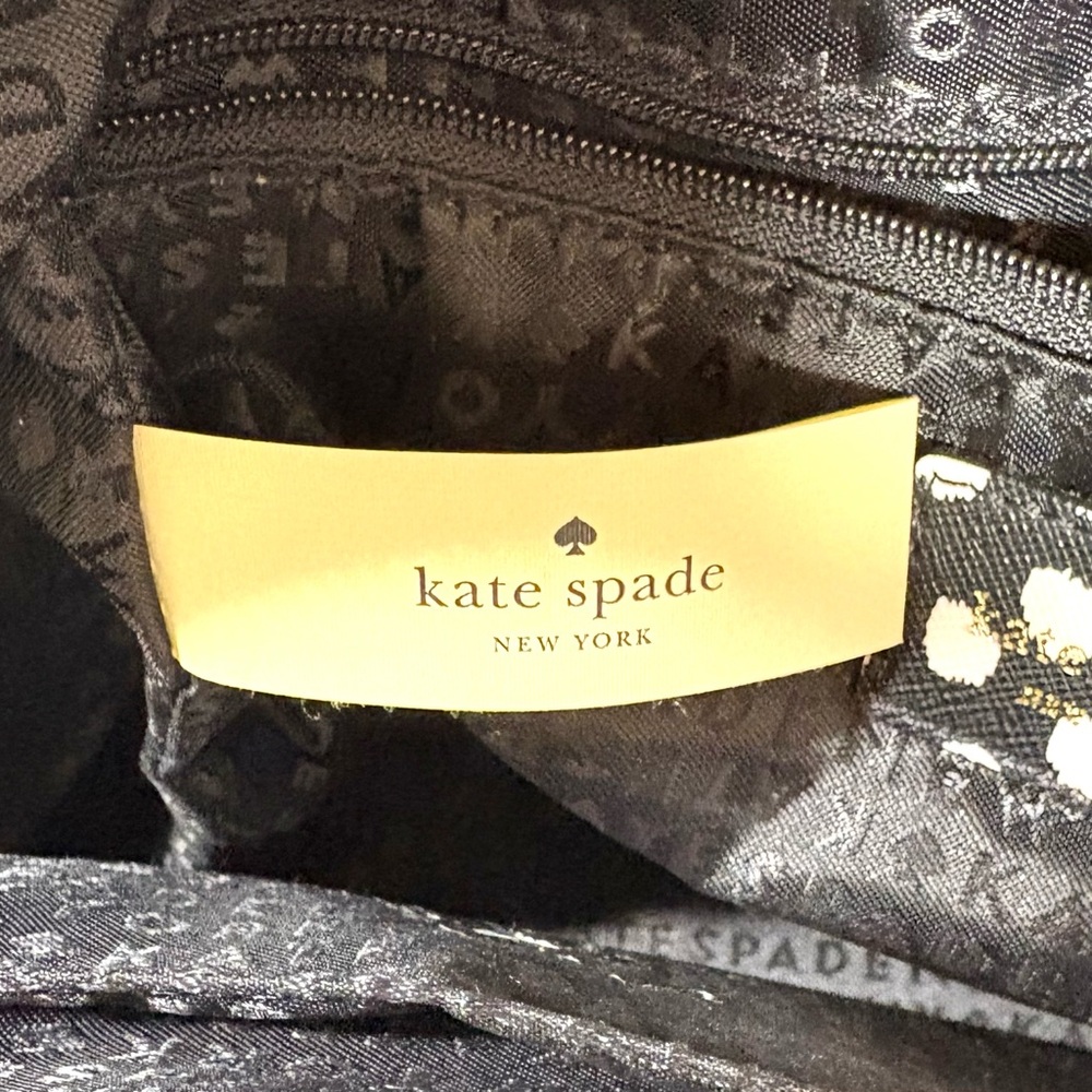 Kate Spade New York Polka Dot Mini Backpack Purse Gold Designer Everyday Purse - Picture 8 of 8